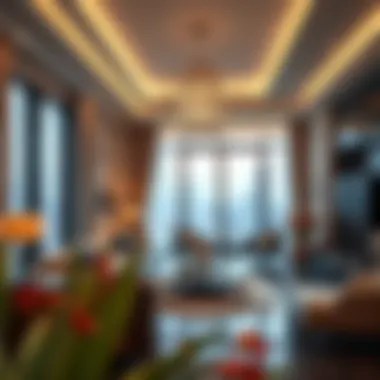 Luxury Apartment Interiors Lavish interiors of a luxury apartment in Downtown Dubai