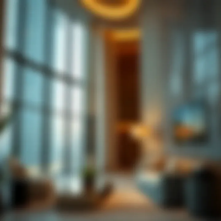 Luxurious living spaces within the Green Tower