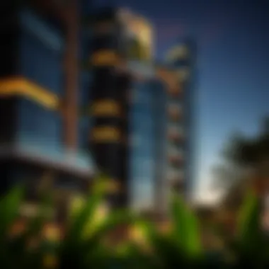 Sustainable features integrated into the Green Tower