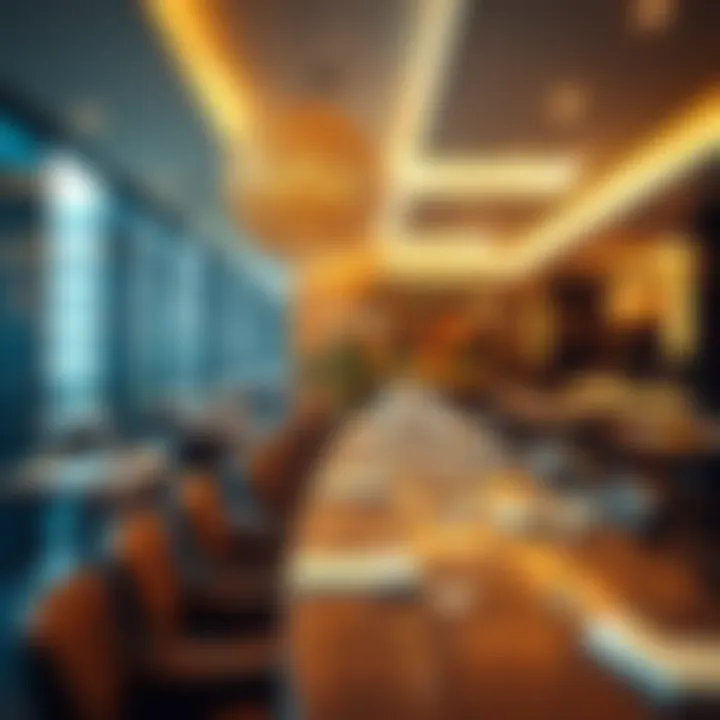 A high-end dining experience in a restaurant located within JLT Cluster A