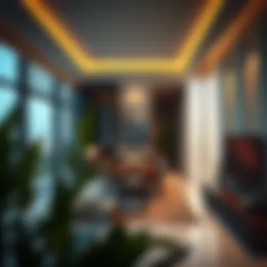 A luxurious apartment interior in JLT Cluster A showcasing modern design and elegance