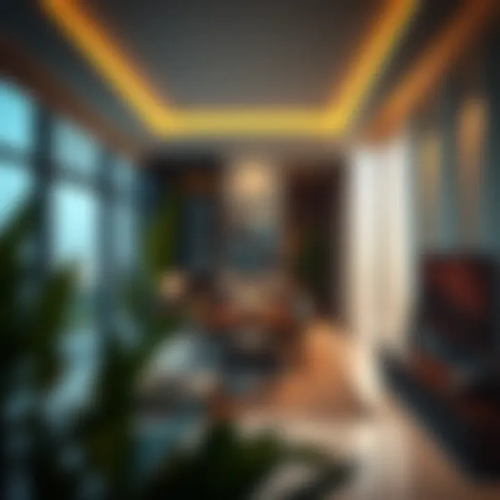 A luxurious apartment interior in JLT Cluster A showcasing modern design and elegance