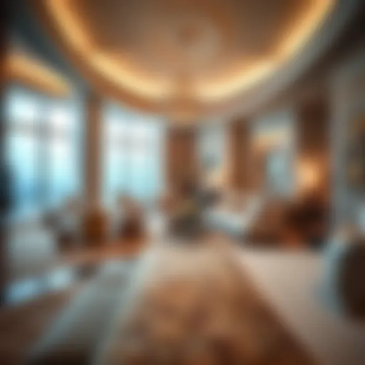 Elegant interiors of a suite in Taj Hotel