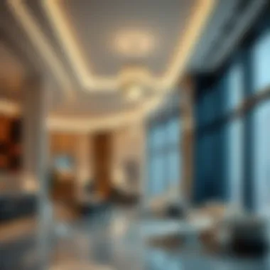 Modern Elegance: Interior Features of the Opus Interior spaces within the Opus highlighting modern design