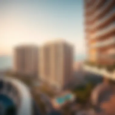 Architectural elegance of Seven Palm Dubai from above