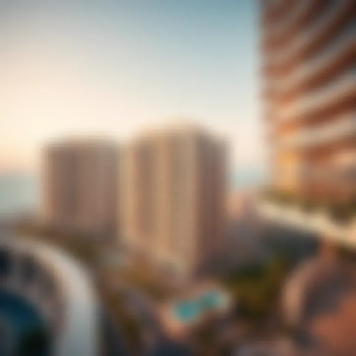 Architectural elegance of Seven Palm Dubai from above