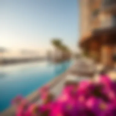 Exquisite pool area showcasing amenities at Seven Palm