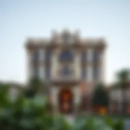 Elegant facade of Tuscan Residence