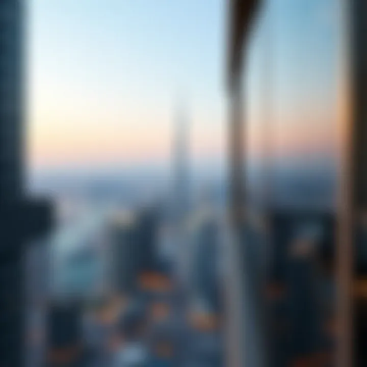 Stunning Skyline Views from Ubora Tower 2 Panoramic skyline from Ubora Tower 2's vantage point