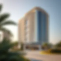 Stunning exterior view of Views 1 showcasing its modern architectural design