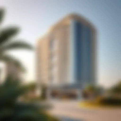 Stunning exterior view of Views 1 showcasing its modern architectural design