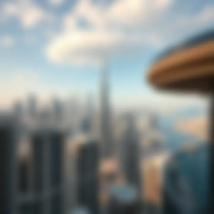 Panoramic view of the Dubai South skyline from Views 1