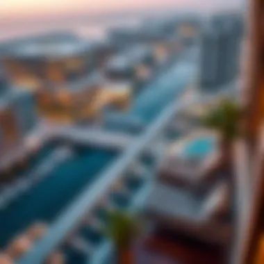 Stunning balcony view from a high-end apartment