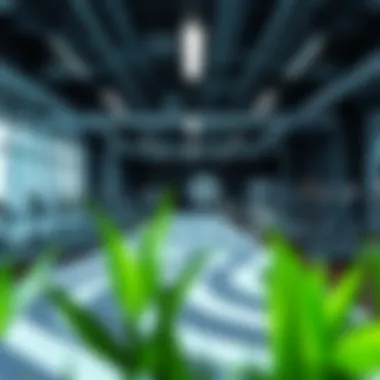 Interior view of a state-of-the-art gym facility with various workout zones