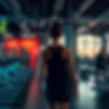 Vibrant gym setting in Detroit showcasing diverse equipment and active individuals