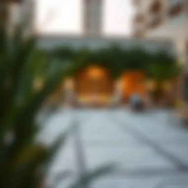 An inviting community space within the Gardens of Jebel Ali, ideal for leisure and gatherings