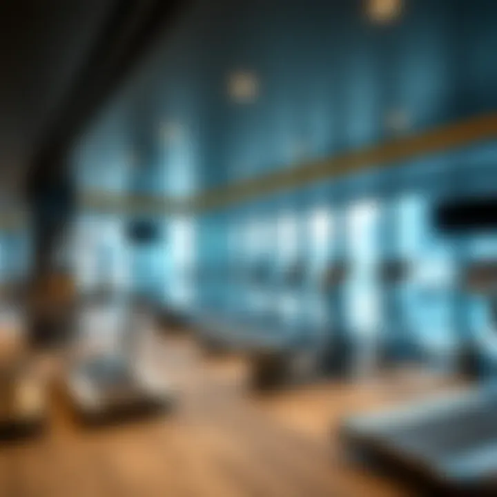 Fitness Center in Garhoud Tower Three State-of-the-art fitness center within Garhoud Tower Three equipped with modern amenities