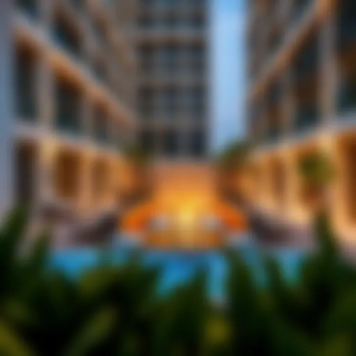 Amenities area featuring pool and relaxation spaces in Hoor 18