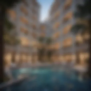 Luxury Lifestyle Amenities at Jeewar Tower Lifestyle amenities offered at Jeewar Tower including pool and recreation areas