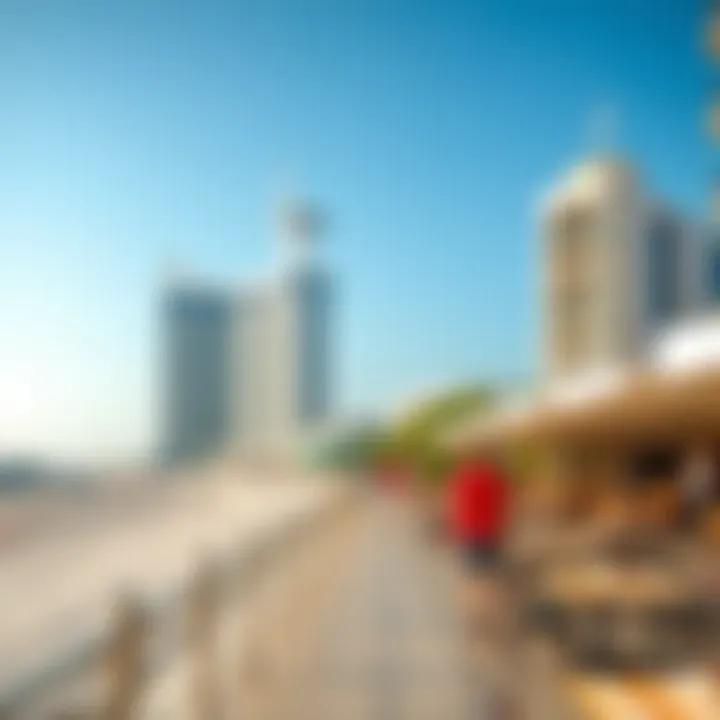 Vibrant lifestyle at Jumeirah Beach Residence with bustling promenade and dining options