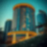 Stunning exterior view of Lake Point Tower showcasing its unique architectural design