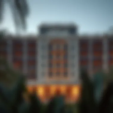 Architectural Elegance of Laville Hotel Stunning exterior view of Laville Hotel showcasing its architectural elegance