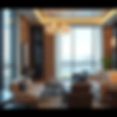 Interior features showcasing elegance and sophistication in Manazil Tower 4