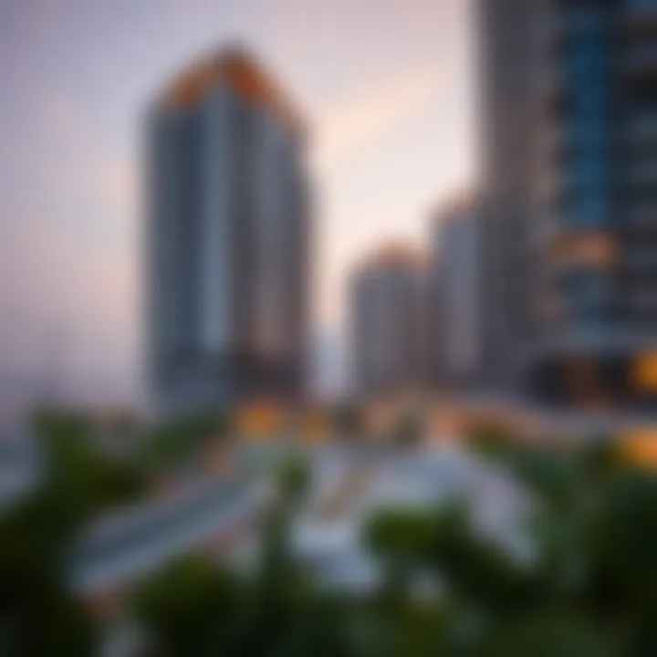 Architectural Elegance of Marina 106 A panoramic view of Marina 106 showcasing its architectural elegance