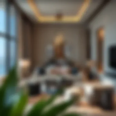 Exquisite Interior Design of Marina Residence Palm Luxurious interior design of an apartment in Marina Residence Palm
