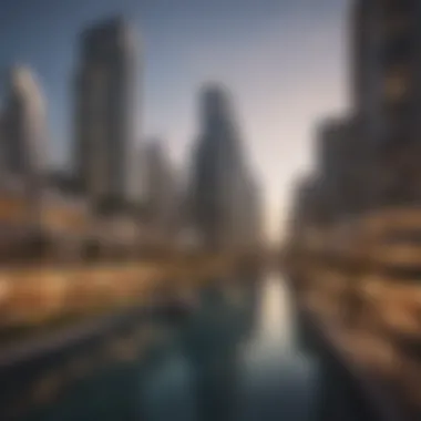 Marina Square in Dubai's Urban Context Surrounding urban landscape of Marina Square