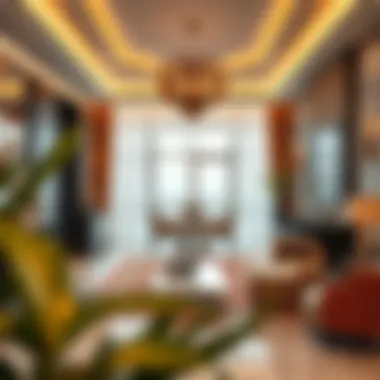 Lavish interior of a Murano Residence with modern furnishings