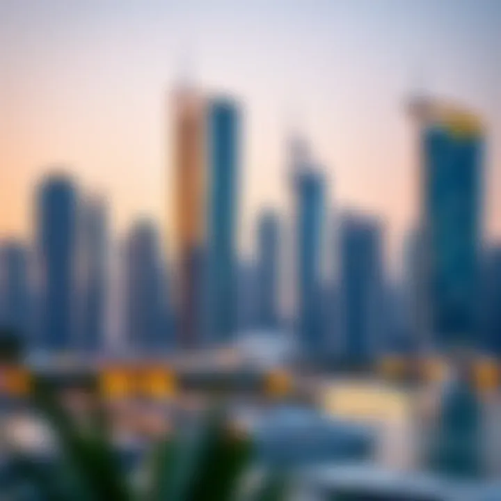 Stunning skyline of Dubai International Financial Centre showcasing architectural brilliance