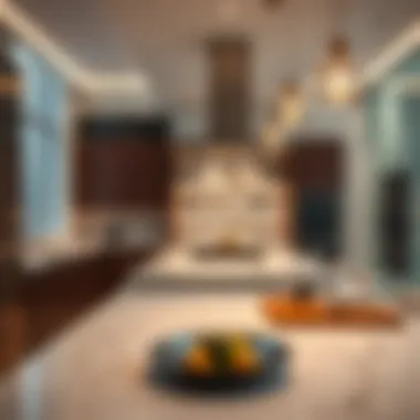 Gourmet kitchen in a premium Dubai residence