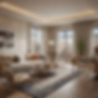 Cozy Apartment Interior A cozy apartment interior with elegant furnishings