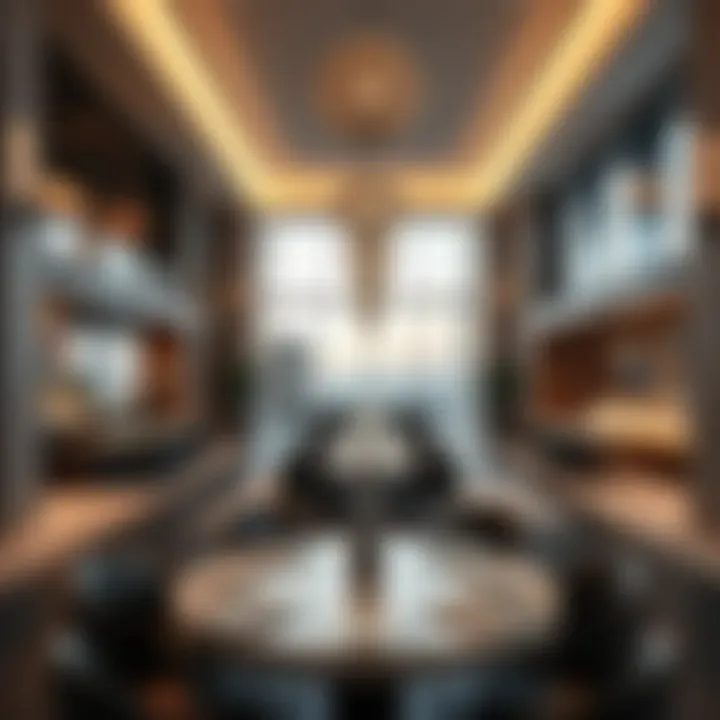 Cultural influences in Nobu's decor