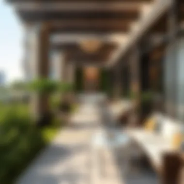 Exquisite Outdoor Areas in High-End Developments Stylish outdoor spaces in luxury real estate