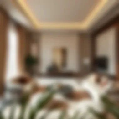 Luxurious interior design of a living area in One Palm emphasizing elegance and comfort