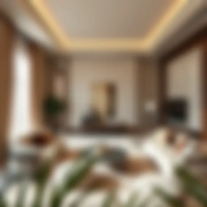 Luxurious interior design of a living area in One Palm emphasizing elegance and comfort