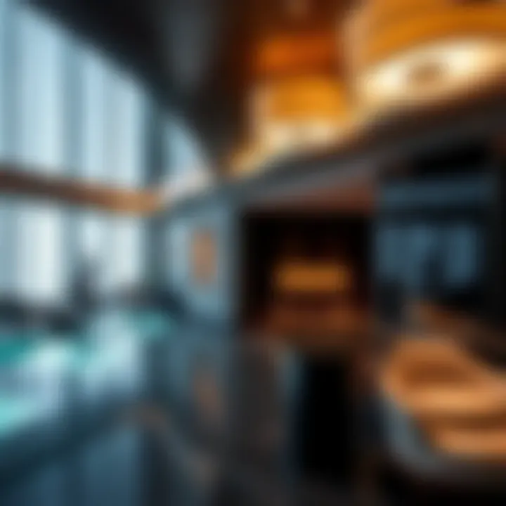 Luxurious amenities within the Paramount Hotel Residence highlighting modern living.