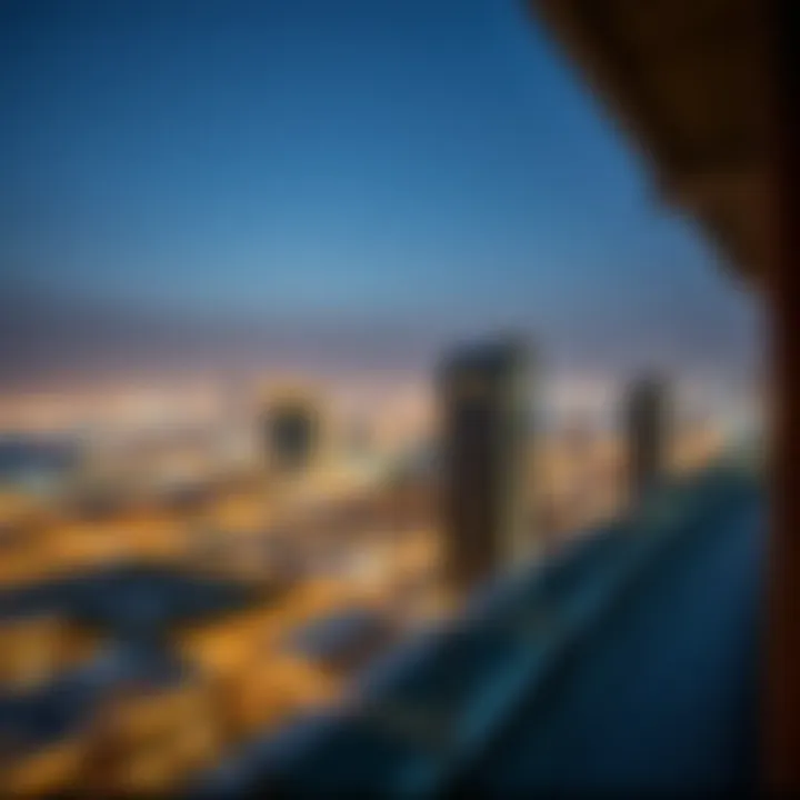 Panoramic view of the Dubai skyline from Parkwood Residences