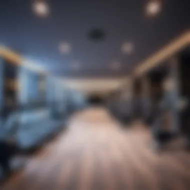 State-of-the-art fitness center equipped for elite workouts