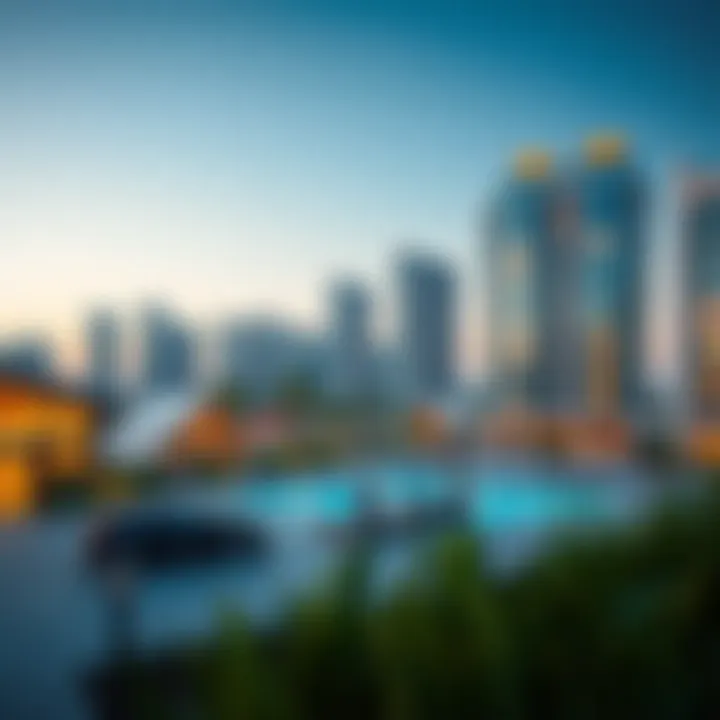 Community spaces around Reem Island Towers