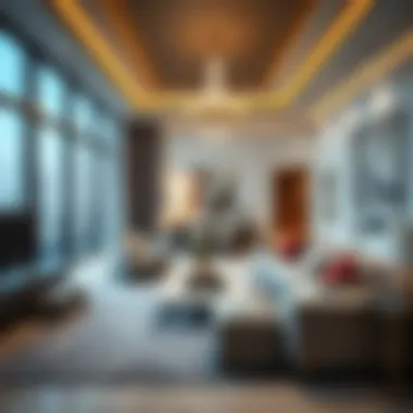 Opulent living area within a Rixos Residence