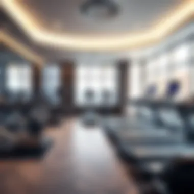 Premium Fitness Center at Rose Building State-of-the-art fitness center equipped with modern amenities