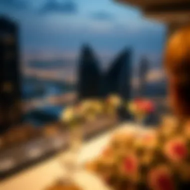 Panoramic view from the terrace of Saba Tower 3