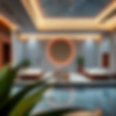 Relaxing wellness spa area providing a serene environment for guests