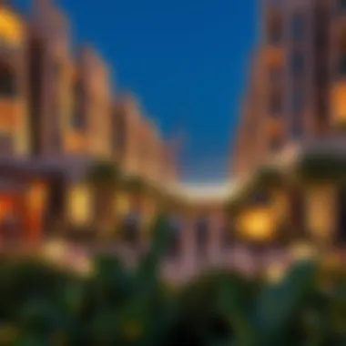 Vibrant community spaces in Aljada