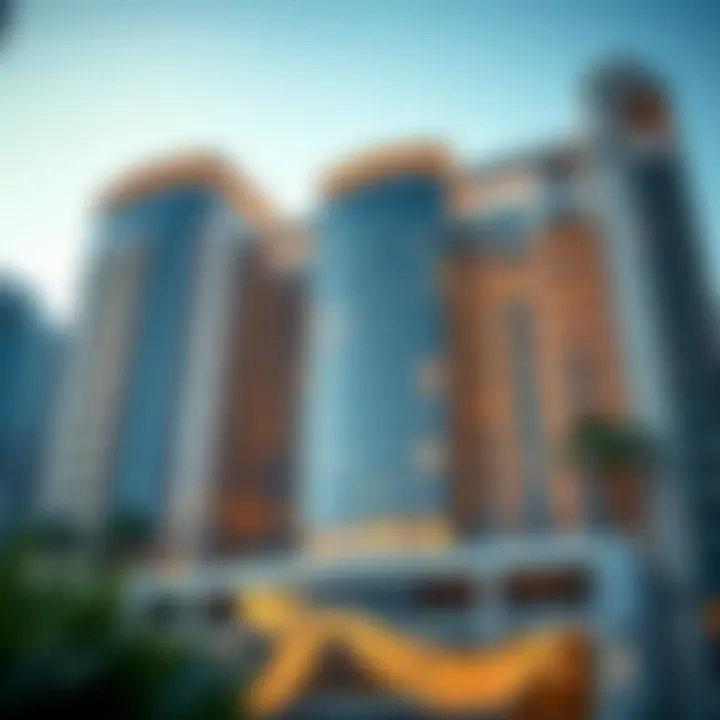 Stunning facade of Sheikha Maryam Building showcasing modern architecture