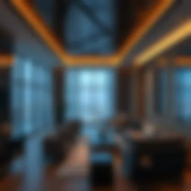 Luxurious interior of Signature Hotel Apartments