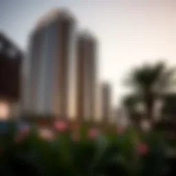 Exterior view of Silicon Oasis Palace Tower